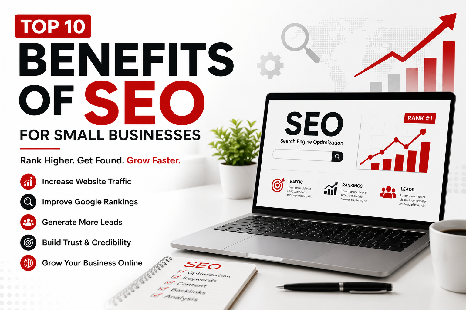 Top 10 Benefits of SEO for Small Businesses